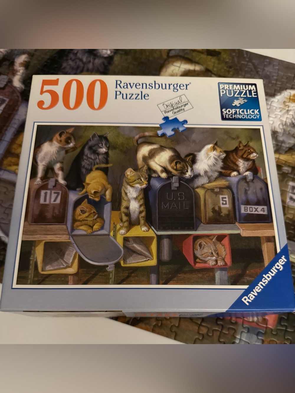Ravensburger "Cats Got Mail" 500pc Puzzle